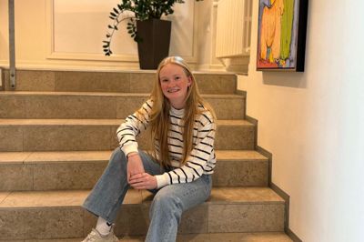 Mia Nørbjerg er i gang med sit første år af sin uddannelse på Social- og Sundhedsskolen Midt- og Vestjylland.