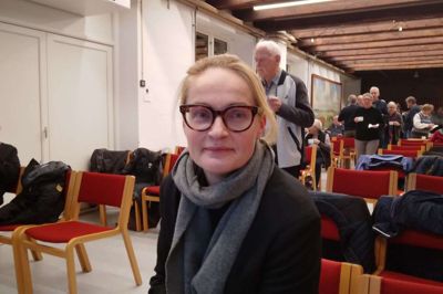 Marie-Louise Høstbo havde fået æren af at være første gæst i nyt foredragssamarbejde. Foto: Henrik Øster-Jørgensen
