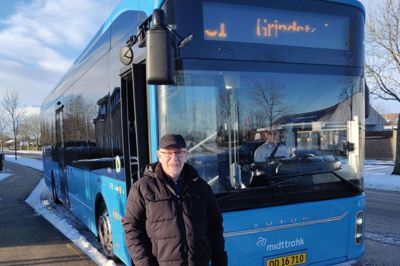 Mogens Nielsen, formand for Lokalrådet i Sdr. Felding, er ked af planerne om en besparelse på busrute 81. - Det er en forringelse for mange, siger han. Foto: Privatfoto