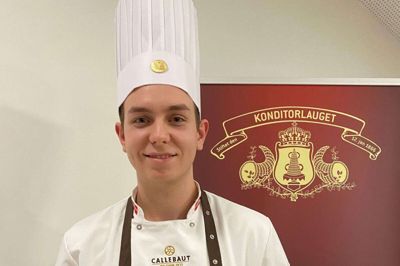 Nicolai Brøndum var godt klar over, at hans svendeprøve var gået godt, men at han skulle stå med en guldmedalje i hænderne, var han alligevel ikke forberedt på. Foto: Privatfoto
