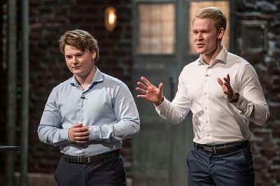 Bubbles kunne gå hjem med penge og to løver efter deres kompetente optræden i Løvens Hule. Foto: PR