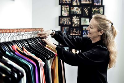 46-årige Ditte Chopart har 25 års erfaring i branchen med at designe og producere gymnastiktøj, og hun er medindehaver af Herning-virksomheden Fuss & Disturb, som har lavet danse- og sportstøj i 10 år. Foto: Chresten Bergh