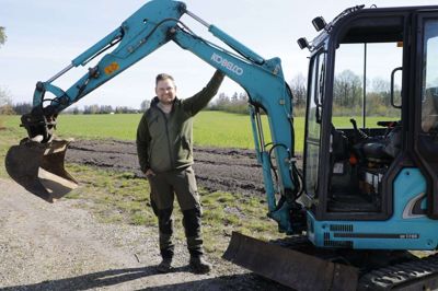 Jonas Kenn Andersen har ejet Jonas Træ & Anlæg ApS siden 2017. Nu er firmaet gået konkurs. Foto: Henrik Ole Jensen