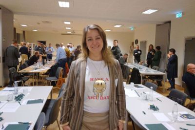 - Vi ved, der er et behov for at få unge i enten uddannelse eller job. I Midt- og Vestjylland drejer det sig om 3600. Det er for mange. Vi lever i et land med muligheder. Vi skal have de unge med, sagde Lene Skyggelund, afdelingsforperson for Lederne MidtVest. Foto: Hans-Henrik Lærke