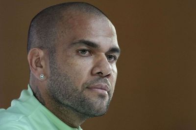 Dani Alves sidder varetægtsfængslet i Barcelona. Foto: Ritzau Scanpix