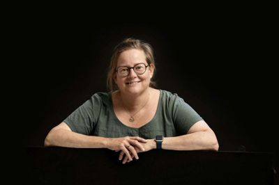 Dorthe Skøtt Bébe har været på Team Teatret i et kvart århundrede. Foto: Mingo Photo