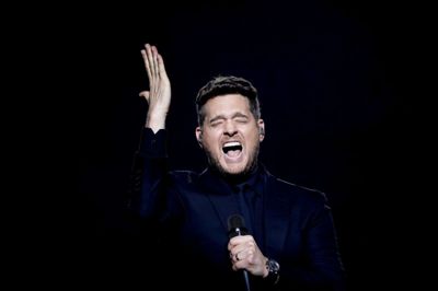 Michael Bublé nedlagde Boxen med et stort bigband, en stor stemme og stort showmanship. Foto: Henrik Ole Jensen