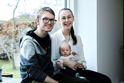 Nicolai Lyhne og Mette Bruhn ledte efter et hus, der både besad charme og var renoveret, så der ikke skulle ordnes en masse på det. Foto: Chresten Berg