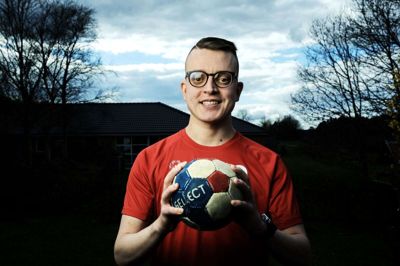 Denis Prce har spillet håndbold i Kibæk i mange år, men spiller i øjeblikket i Skjern. Foto: Chresten Bergh