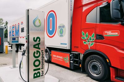 Til august står Biomans femte danske biogastankstation klar, og den får plads i HI-Park i Herning. Foto: PR-foto