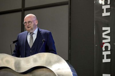 Georg Sørensen var godt tilfreds med igen at kunne præsentere et overskud. Foto: Tony Brøchner/MCH