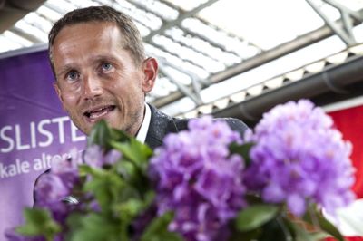 Tidligere næstformand for Venstre, Kristian Jensen, er ikke uvant med at være grundlovstaler, som her til grundlovsmøde i Brande i 2014. På mandag kan man møde ham til grundlovsmøde i Sunds. Foto: Tom Laursen