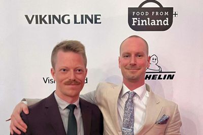 Joakim Thomassen (t.v.) og Jens Vincent fra Restaurant Domæne. Foto: Pr-foto