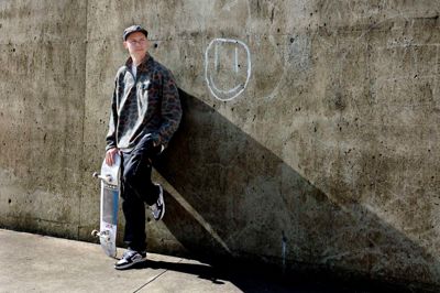 Simon Schou Martinsson er diagnosticeret med atypisk autisme, ADD og angst. I skatermiljøet er han blevet accepteret, som den han er. Foto: Henrik Ole Jensen