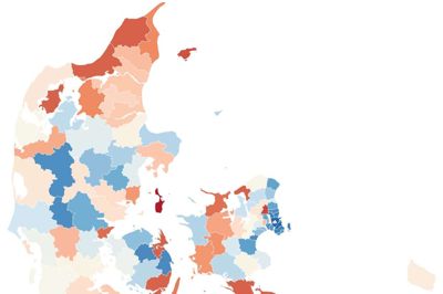 Herning har den næstbedste økonomi i Jylland, hvis man måler på finansiel egenkapital - det vil sige en sammenligning mellem kommunens formue og dens gæld. Grafik: Thor Ølgaard Hansen
