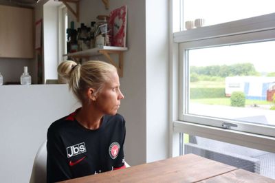 Louise Andersen vejede 147,7 kilo, da hun besluttede sig for, at hun ville tabe sig. Vægttabet resulterede i anoreksi. I dag vejer hun 45 kilo. Foto: Mads Magnussen