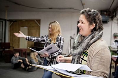 Det er fortsat Bente Meldgaard med familie, der står i spidsen for Teaterspirerne. Foto: Jørn Deleuran