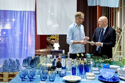 Der var messedirektør Georg Sørensen der åbnede efterårets Formalnd-messe sammen med foredragsholder Lars AP - mande bag »Fucking Flink«-bevægelsen. Foto: PR-Foto