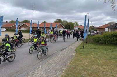 Fasterholt gik, løb og cyklede sig sidste år til andenpladsen i Lokaldysten. Foto: Privatfoto