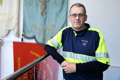 Tillidsmand Michael Stæhr kalder kollegerne for meget dygtige folk, og han håber, at alle hurtigt kan finde et nyt arbejde. Foto: Chresten Bergh