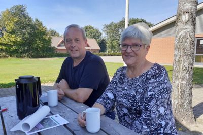 Knud Holdgaard og Birgit Have Jensen har de store linjer på plads til Kølkærs markering af landsbyens 200 år.