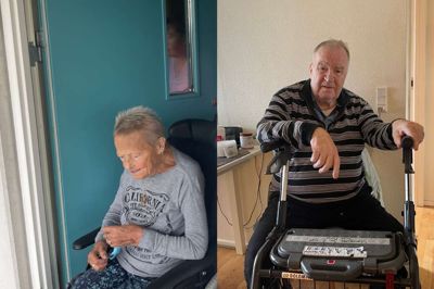 Mie Rimmer og Iver Iversen ønsker begge at slippe af med duerne. Foto: Villads Virum Znaty