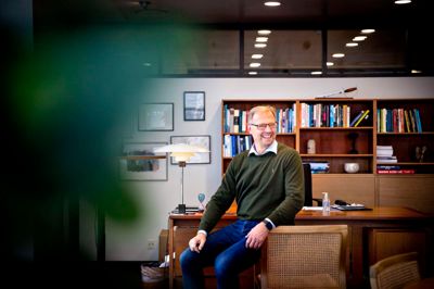 Anders Dam er mere glad over at overlade roret til en anden end han er fyldt med vemod. Foto: Jakob Stigsen Andersen