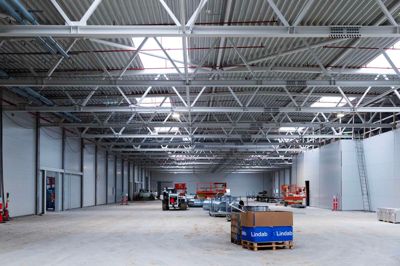 Topsoes kæmpefabrik i Herning åbnede for cirka syv måneder siden.