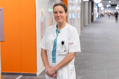 43-årige Caroline Marie Andreasen er ny cheflæge i Medicinsk Afdeling på Regionshospitalet Gødstrup.