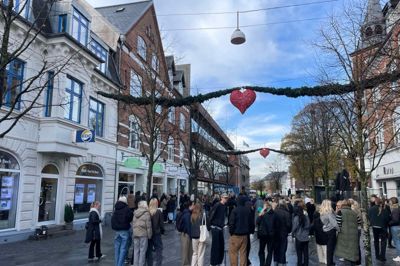 U-Poke i Østergade havde et smukt fremmøde til åbningsdagen