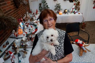 Inger Brouw har hvert år et stort nisselandskab stående på sin overdækkede terrasse. Hun har en kæmpe familie, og førhen var det børnebørnene, der pyntede op udenfor, og nu er det blevet oldebørnenes tur. Det hyggelige julelandskab vækker ikke kun glæde hos hendes egen familie, men også byens dagplejemødre med børn og børnehavebørn kigger forbi for at beundre udstillingen.