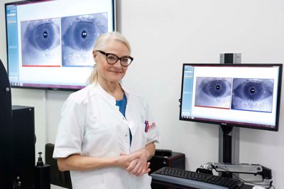 Professor, overlæge dr.med. Therese Ovesen er leder af Universitetsklinik for Flavour, Balance og Søvn, Øre-næse-halskirurgisk afsnit på Regionshospitalet Gødstrup og forsker i svimmelhed.