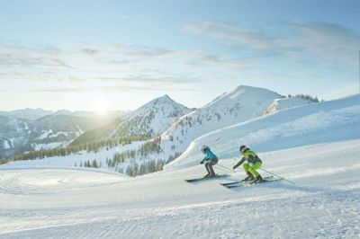 Reiteralm ligger længst væk fra selve Schladming, så ofte har man pisterne for sig selv. Foto: Peter Burgstaller/Ritzau Scanpix