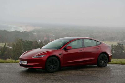 Med den store opgradering er Model 3 blevet mere aerodynamisk og mere elegant. Foto: Morten B. Bek/Ritzau Scanpix