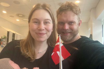 Mia Skovgaard Nielsen og Niklas Meldgård blev 29. februar forældre til deres andet barn, som skal hedde Anna.