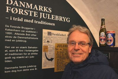 Allan Leth Frandsen har lavet en glimrende, lille bog om øllets historie i Danmark. Foto: Den Gamle By
