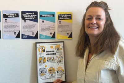 Marie Hultberg sidder dagligt i kommunens børne- og familieafdeling i Nørre Snede. Inden sin foregående ansættelse hos Børns Vilkår har hun tidligere været ansat i Ikast-Brande Kommune, hvor hun har arbejdet med trivsel på folkeskoleområdet. Foto: Privatfoto