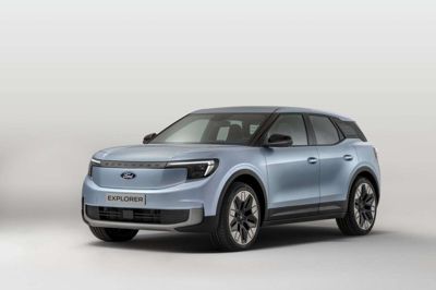 Ford har åbnet for bestilling af den nye elbil, der har fået navnet Explorer. Priserne starter ved 299.990 kroner. Elbilen er i klasse med Renault Scenic E-Tech Electric. Foto: Ritzau Scanpix
