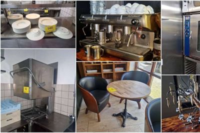 Inde på Campen Auktioners hjemmeside kan man i øjeblikket byde på inventar og grej fra stor køkkenet fra Huset Poulsen.
