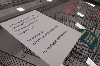 365discount på Vestergade i Herning forventer i løbet af ugen igen at have det fulde udvalg i køle- og frostvarer.