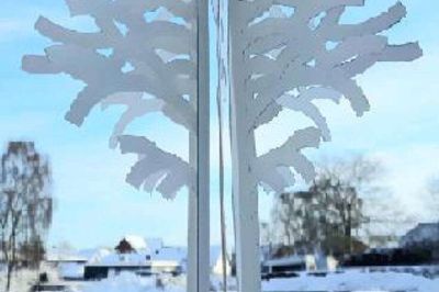 Sådan forestiller kunstnerne sig, at det nye kunstværk i Ejstrupholm kommer til at se ud.