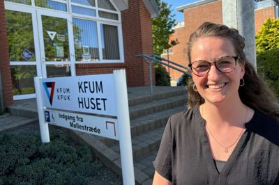 Jane Bredtoft Hansen er som ny formand glad for, at KFUM og KFUK i Aulum har en stor skare af frivillige og ledere - cirka 90 i alt.