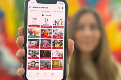 Herning Folkeblad er i luften med en ny app.