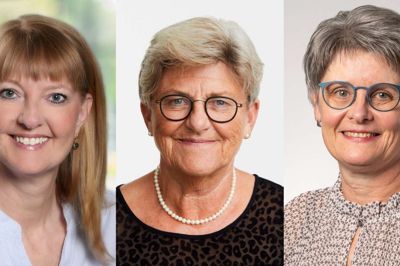 De lokale regionsrådsmedlemmer Mette Guldberg (K), Conny Jensen (S) og Anne Marie Søe Nørgaard (V) forholder sig til sundhedsstruktur-kommissionens anbefalinger.