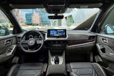 Mens digital instrumentering ikke er inkluderet med basisudstyret Acenta, så har alle udgaver af Qashqai infotainmentsystem med skærm på 12,3 tommer og trådløs opkobling til Apple CarPlay. (PR-foto). Pr-Foto/Ritzau Scanpix
