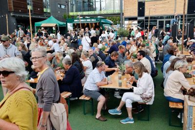 Igen i år var der masser af mennesker til Herning Streetfood Festival.