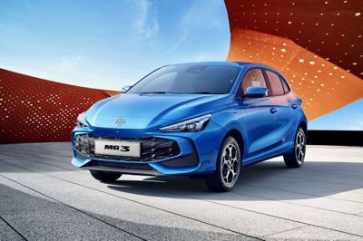 MG3 Hybrid+ er i klasse med Toyota Yaris Hybrid, men den er større og har med 194 hestekræfter langt flere kræfter end Yaris Hybrid. (PR-foto). Pr-Foto/Ritzau Scanpix