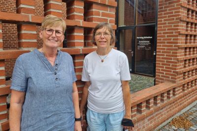 Næstformand Elin Hansen (t.v.) og formand Karen Bunk kan gøre status efter fire års arbejde i menighedsrådet ved Herning Kirke.