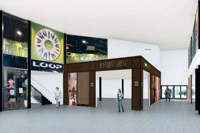 Sådan er det planen, at området ved Søstrene Grene kommer til at se ud, når butikken bliver udvidet i løbet af 2025.