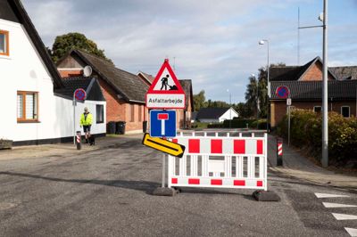 Siden i torsdags har den nordlige ende af Borgergade og Ilderhedevej været spærret på grund af vejarbejde.